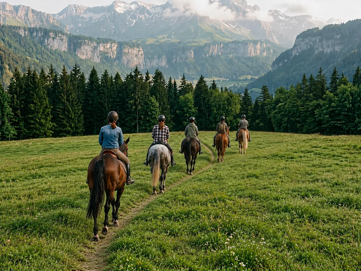 Balade à cheval en Isère, autour de Allevard